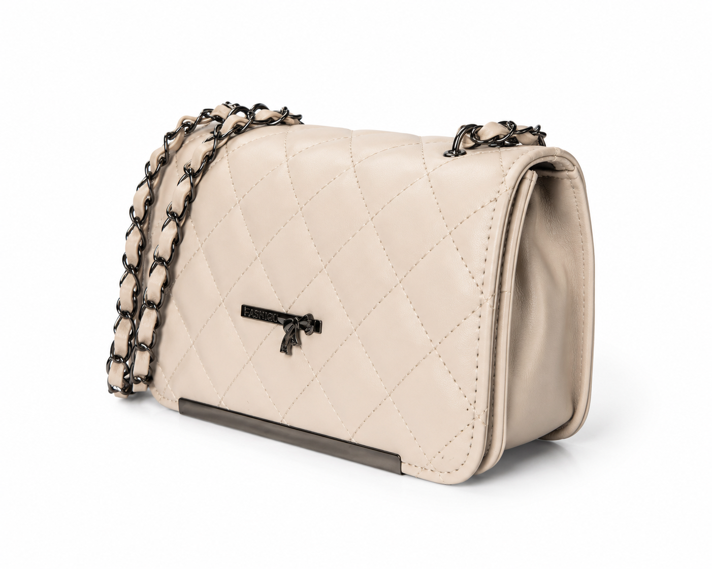 Sharza Quilted Sling Bag | Women's Crossbody | Tan & Beige