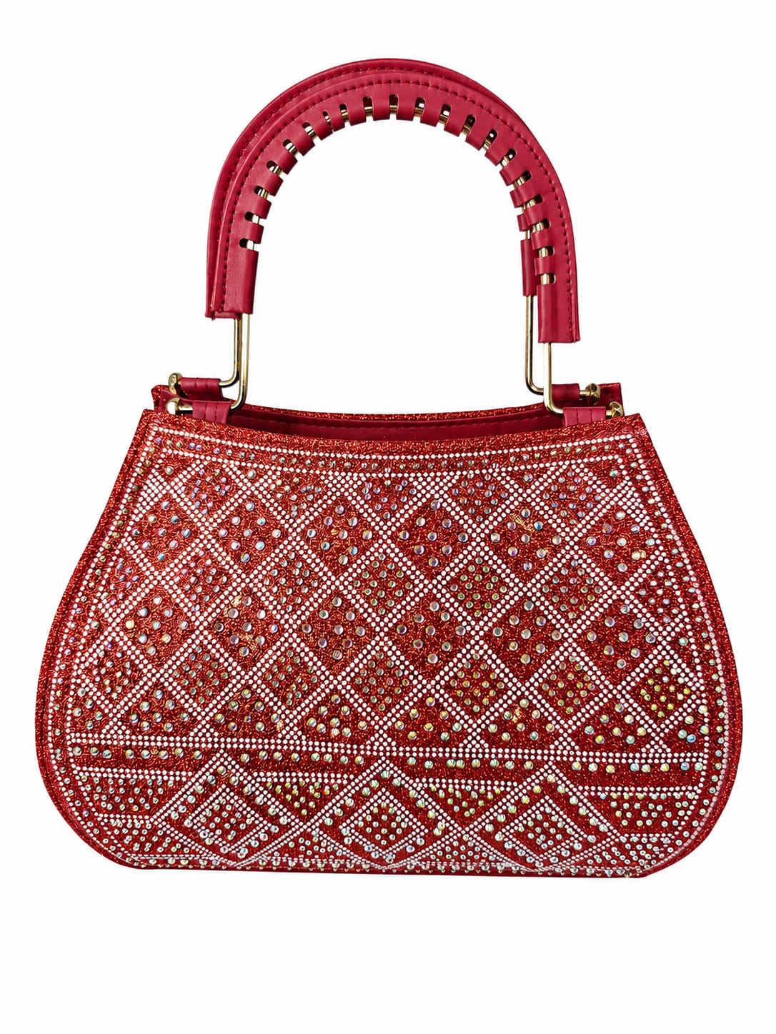 Women’s Bridal Handbag | Embellished Wedding & Party Bag with Designer Handle
