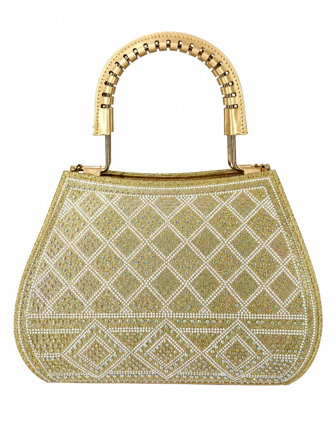 Women’s Bridal Handbag | Embellished Wedding & Party Bag with Designer Handle