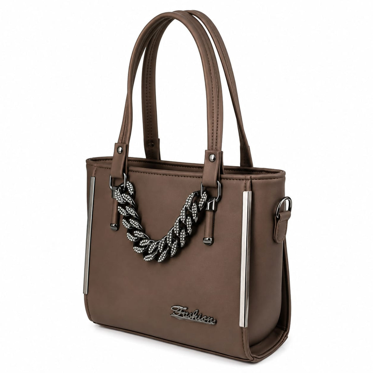 Women’s  PU Leather Tote Handbag with Long Shoulder Strap | 2-in-1 Stylish Handbag