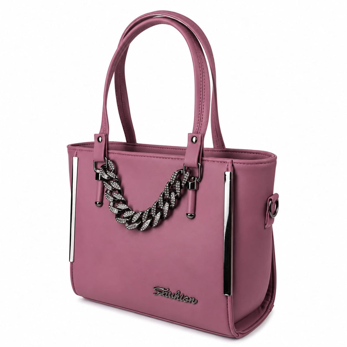 Women’s  PU Leather Tote Handbag with Long Shoulder Strap | 2-in-1 Stylish Handbag