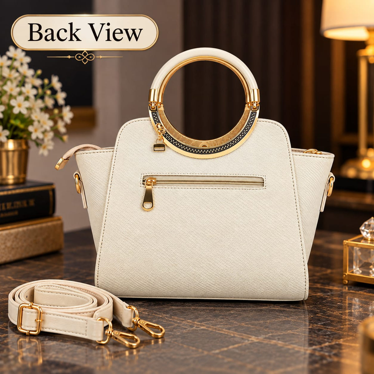 SHARZA FASHION Women's Handbag | Premium Ladies Tote & Shoulder Bag with Detachable Strap