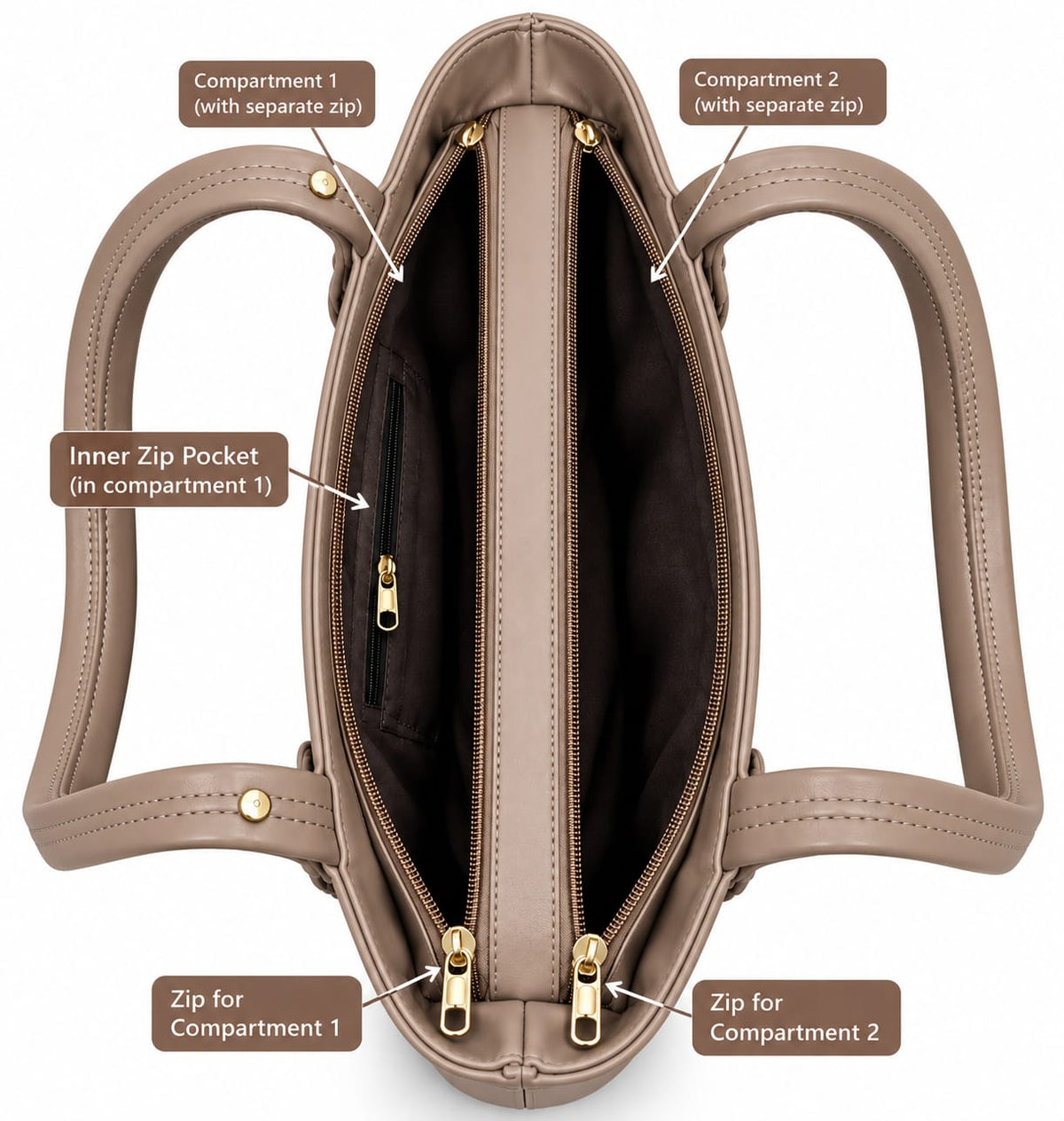 Women’s Premium Quality PU Leather Tote Handbag | Stylish & Spacious Shoulder Bag