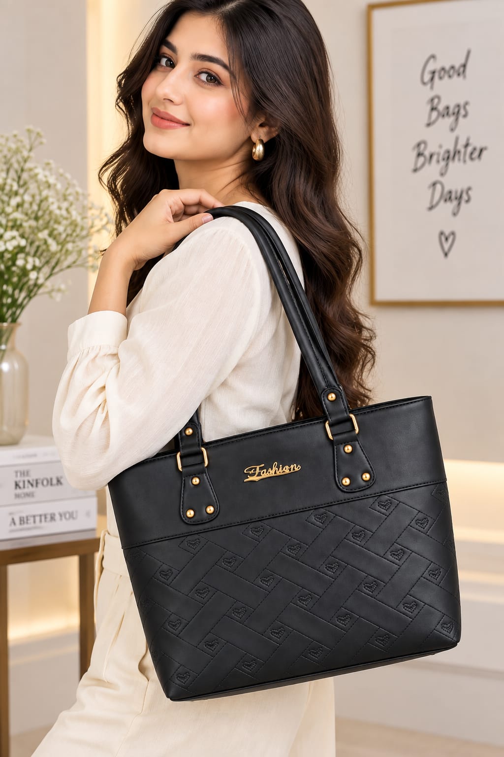 Women’s Premium Quality PU Leather Tote Handbag | Stylish & Spacious Shoulder Bag
