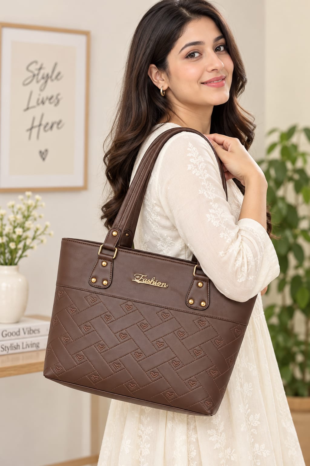 Women’s Premium Quality PU Leather Tote Handbag | Stylish & Spacious Shoulder Bag
